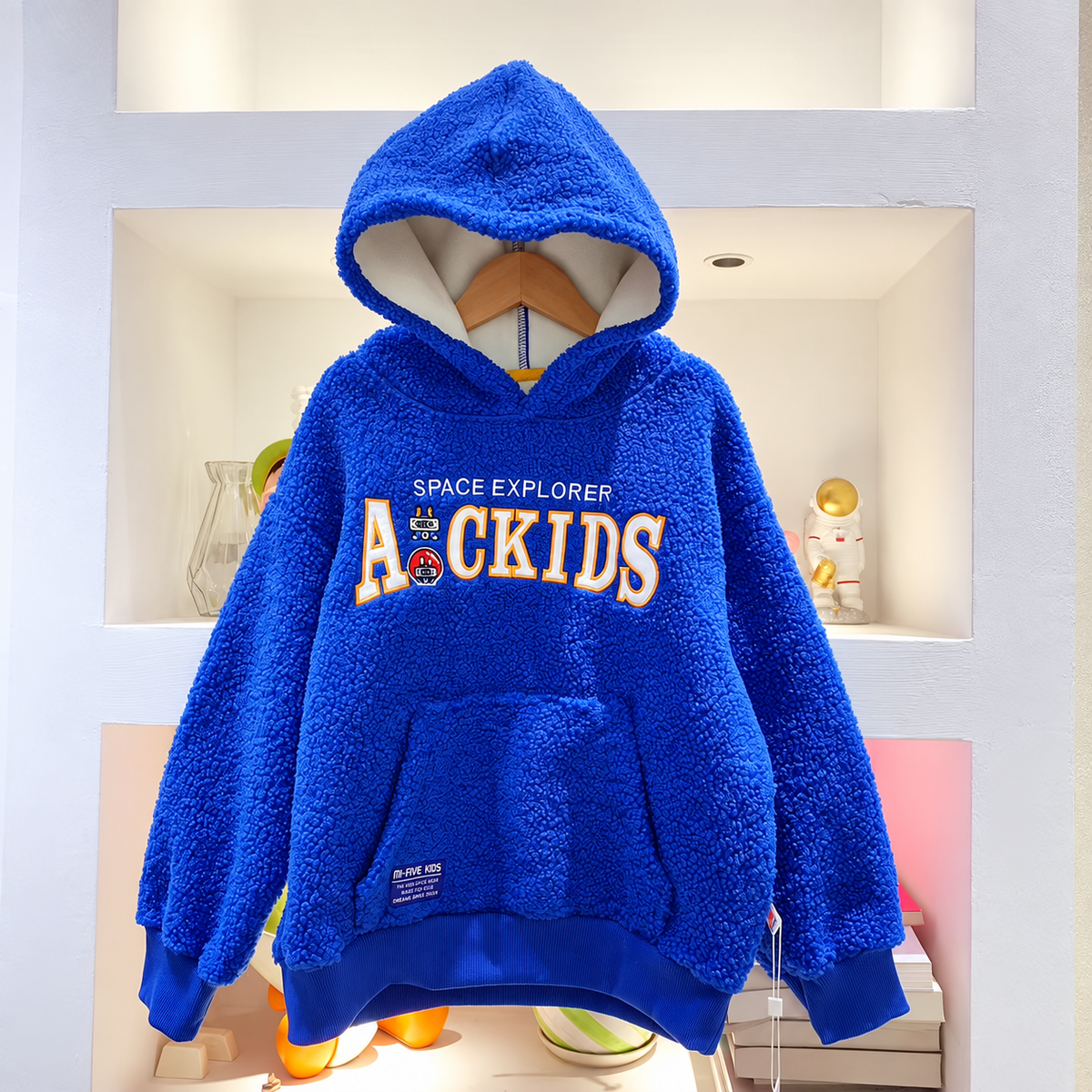 Kids Space Explorer Fleece Hoodie | 2 Colors | Sizes 105–140