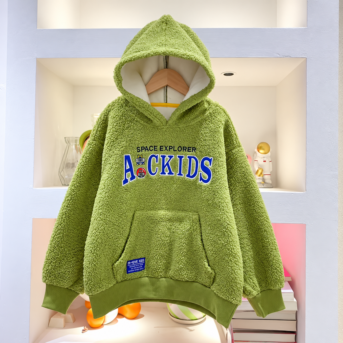 Kids Space Explorer Fleece Hoodie | 2 Colors | Sizes 105–140