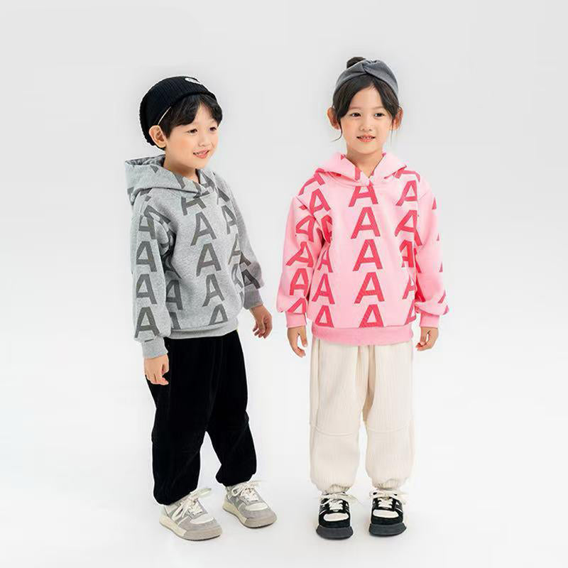 Kids Printed Hoodie | 2 Colors | Sizes 105–140